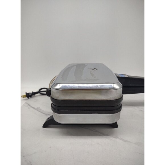 Vitantonio French Sandwich Chef Model 650 Vintage Stainless Steel Chrome TESTED - Picture 8 of 10